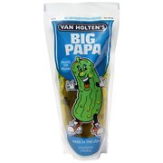 Van Holtens Van Holten's Big Papa Dill Pickle Individually Packed In A Pouch, PK12 1012D